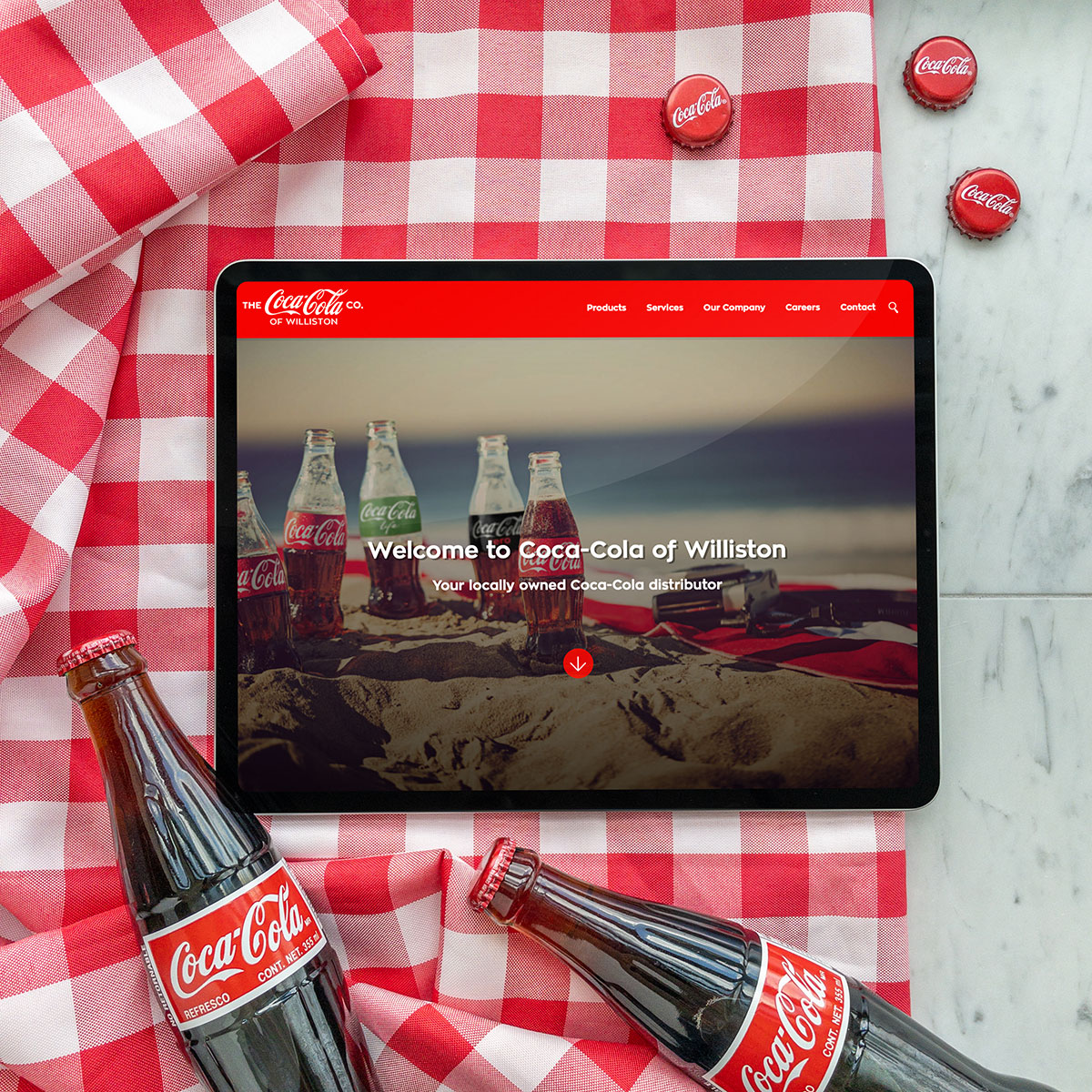 Coca-Cola Distributor Website